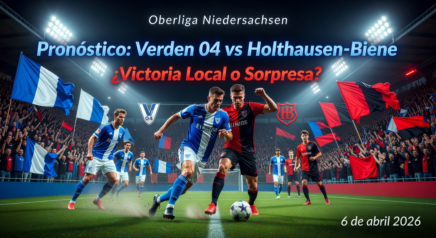 Verden 04 vs Holthausen-Biene Pronóstico / Prediction