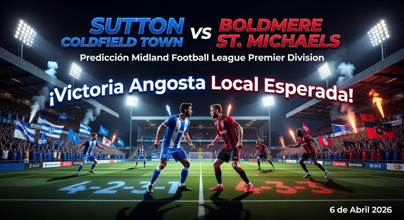 Sutton Coldfield Town vs Boldmere St. Michaels Pronóstico / Prediction