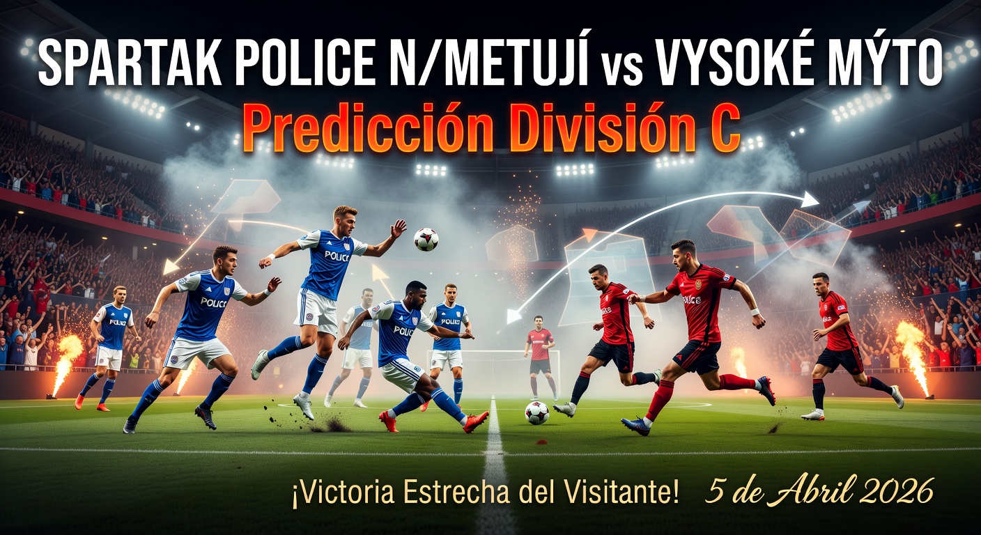Spartak Police n/Metují vs Vysoké Mýto Pronóstico / Prediction