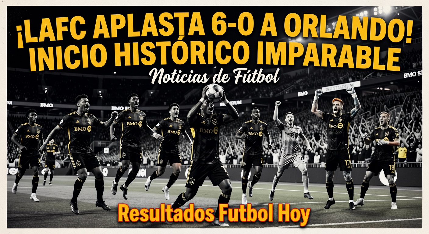 LAFC Crush Orlando City 6-0 in Dominant MLS Win