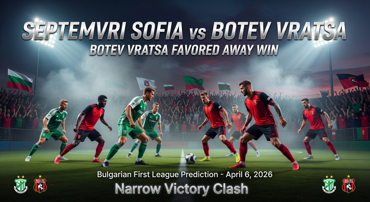 Septemvri Sofia vs Botev Vratsa Pronóstico / Prediction