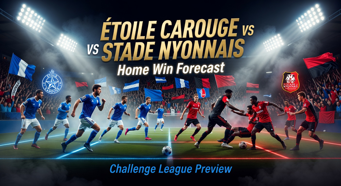 Étoile Carouge vs Stade Nyonnais Pronóstico / Prediction