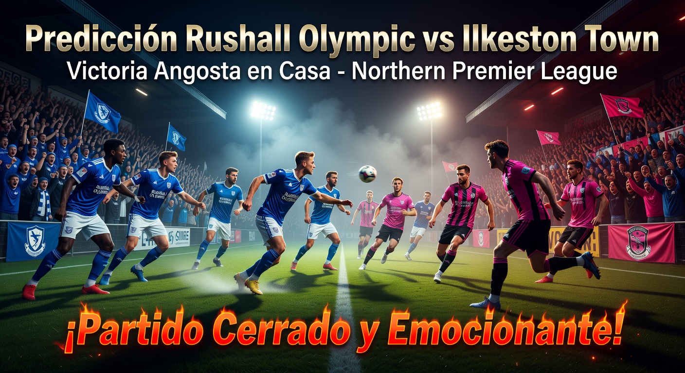 Rushall Olympic vs Ilkeston Town Pronóstico / Prediction
