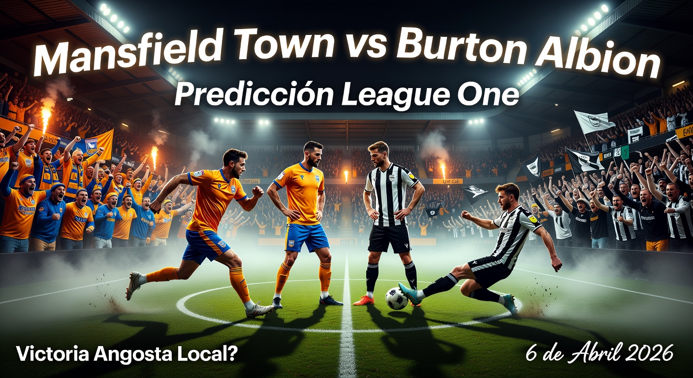 Mansfield Town vs Burton Albion Pronóstico / Prediction