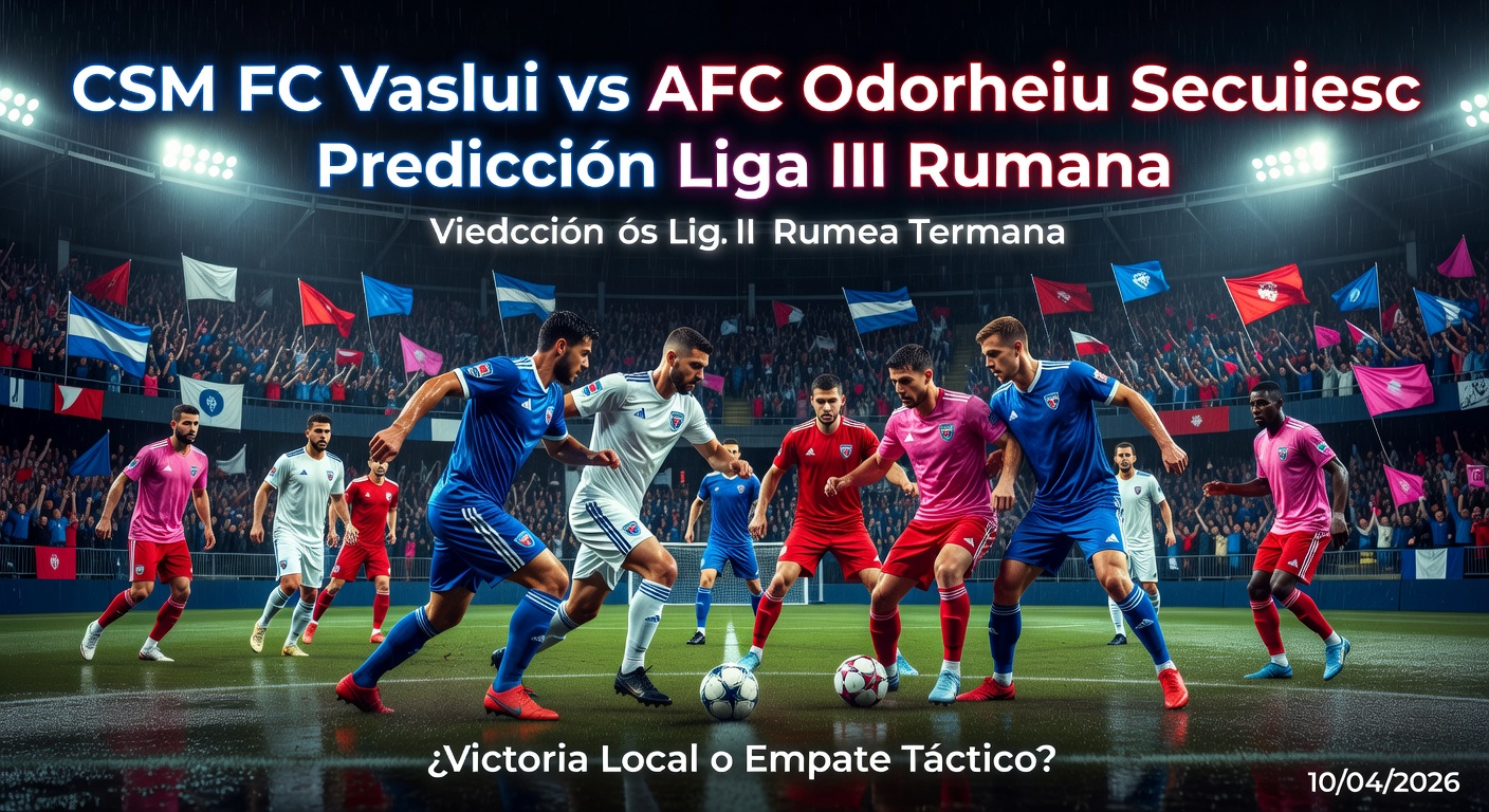 CSM FC Vaslui vs Odorheiu Secuiesc Pronóstico / Prediction