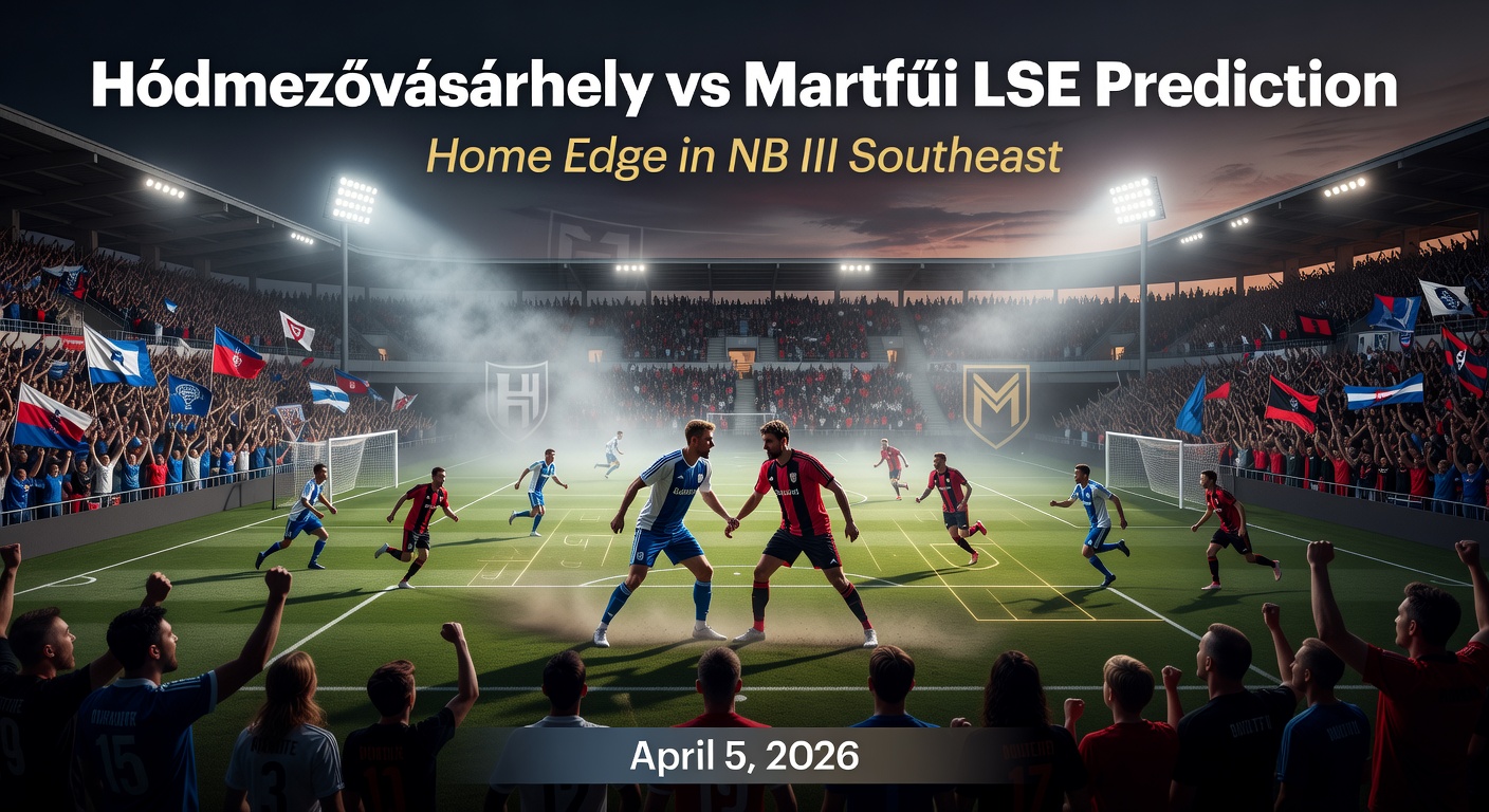 Hódmezővásárhely vs Martfűi LSE Pronóstico / Prediction