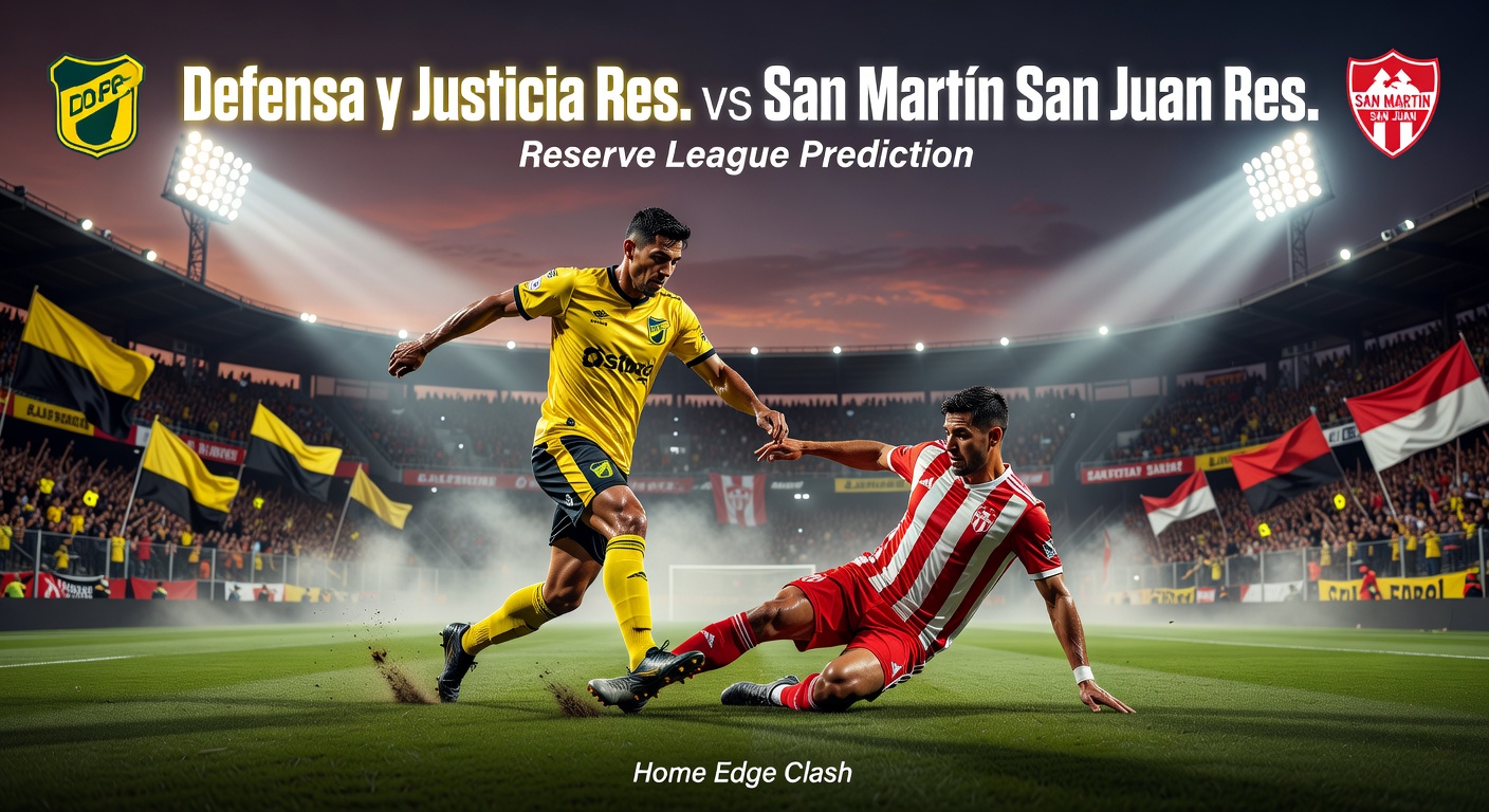 Defensa y Justicia Res. vs San Martín San Juan Res. Pronóstico / Prediction