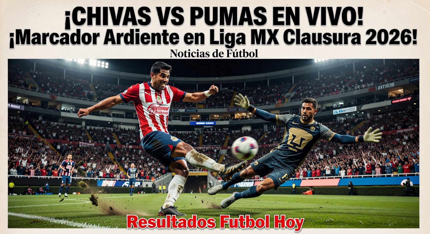 Chivas vs Pumas UNAM live updates from Liga MX Clausura