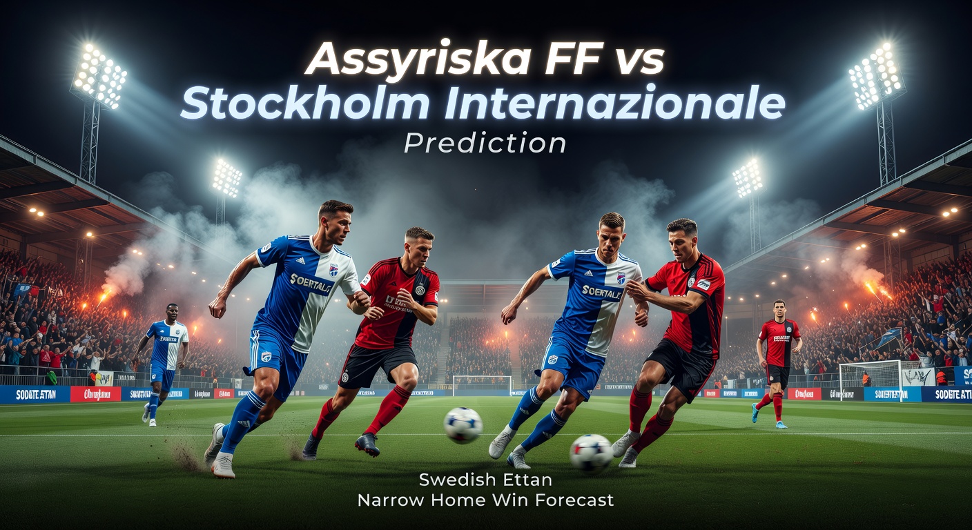 Assyriska FF vs Stockholm Internazionale Pronóstico / Prediction