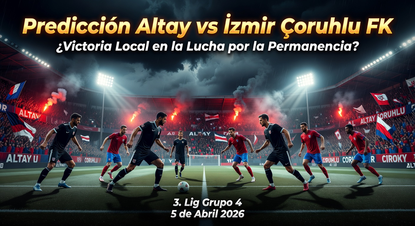 Altay vs İzmir Çoruhlu FK Pronóstico / Prediction