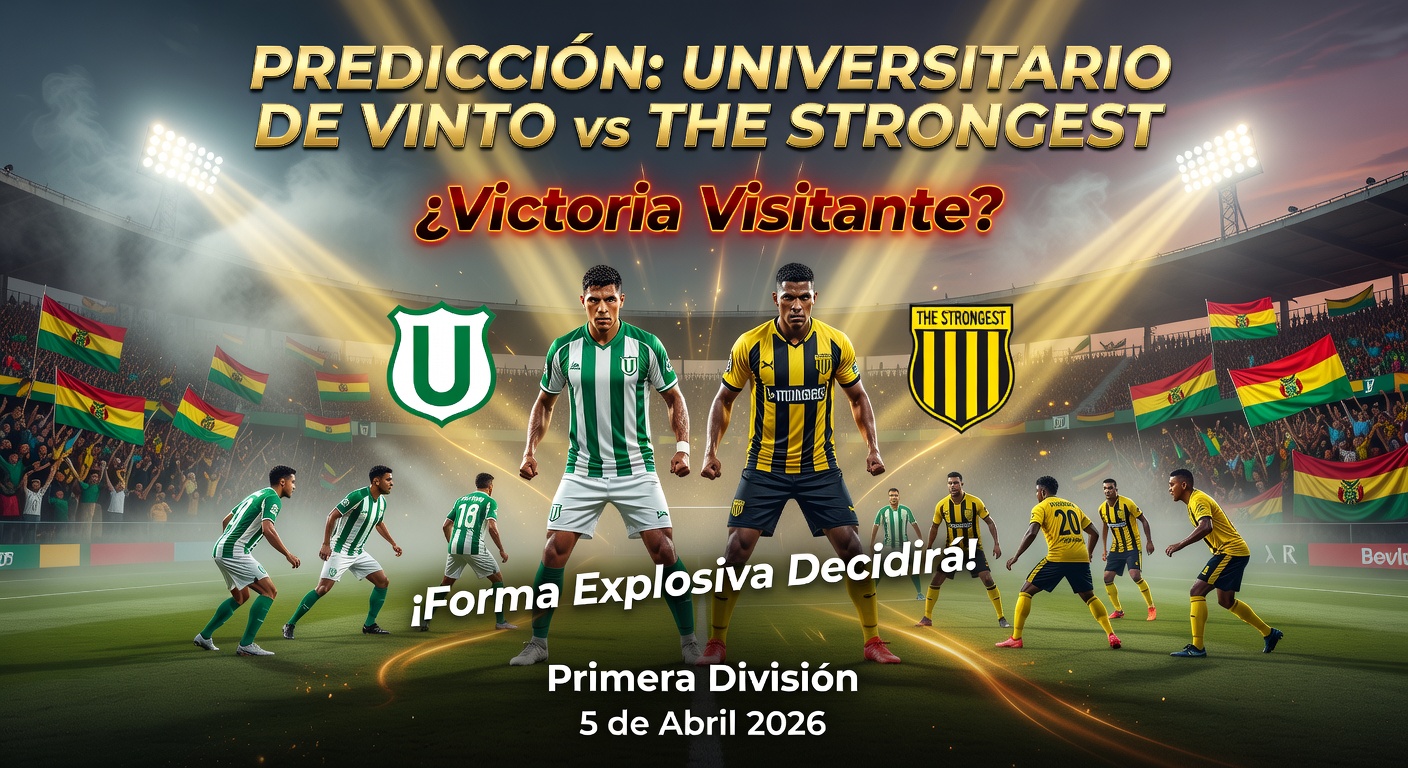 Universitario de Vinto vs The Strongest Pronóstico / Prediction