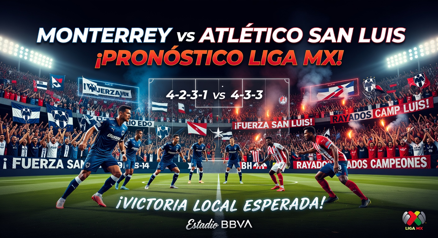 Monterrey vs Atletico San Luis Pronóstico / Prediction