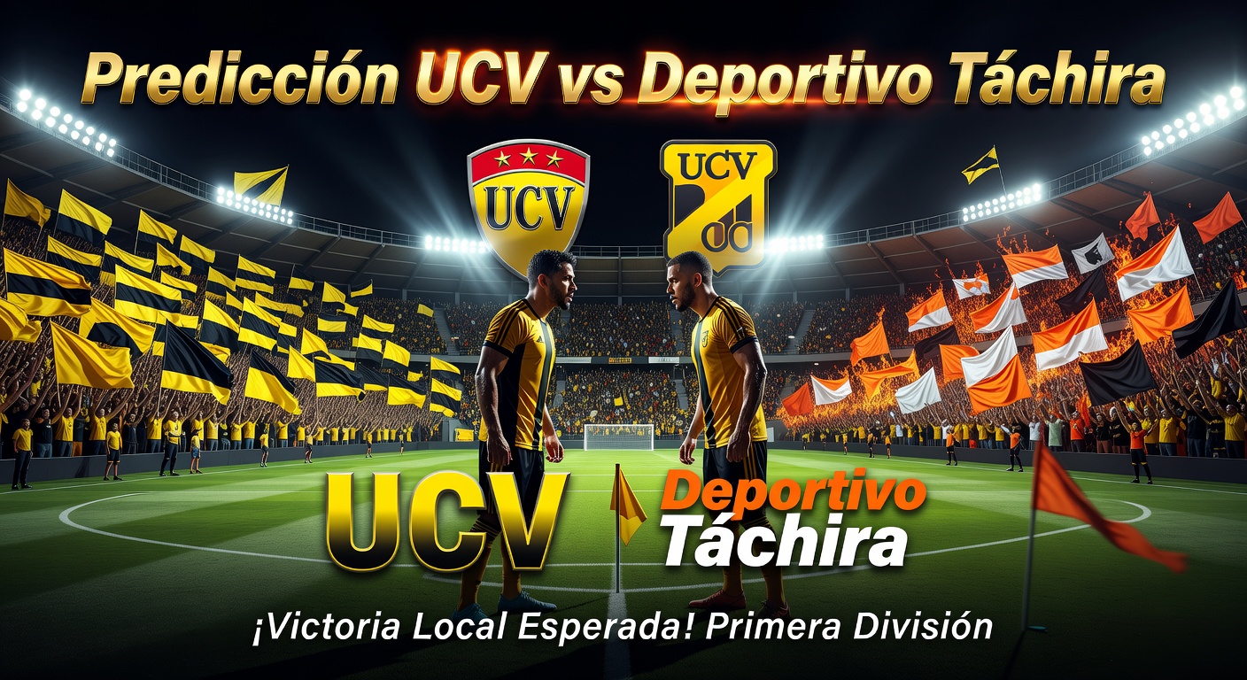 UCV vs Deportivo Tachira FC Pronóstico / Prediction