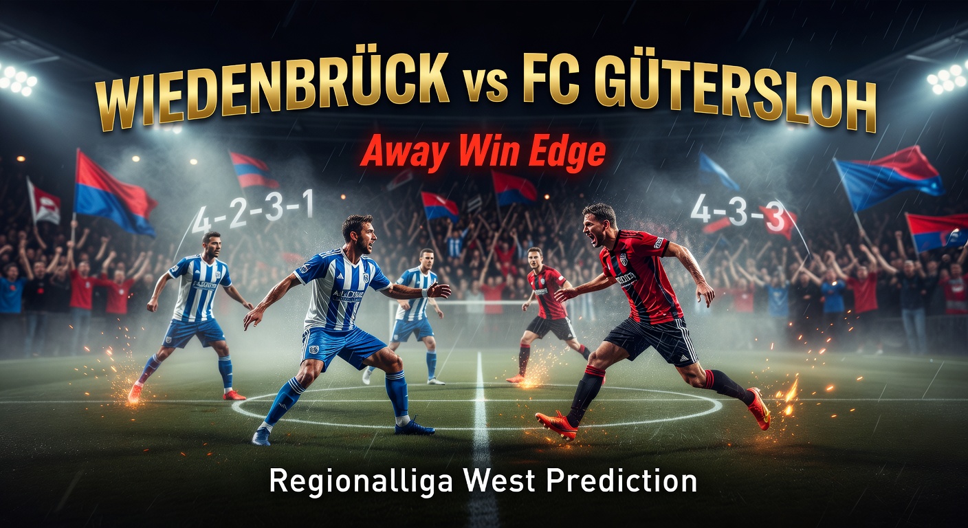 Wiedenbrück vs FC Gutersloh Pronóstico / Prediction