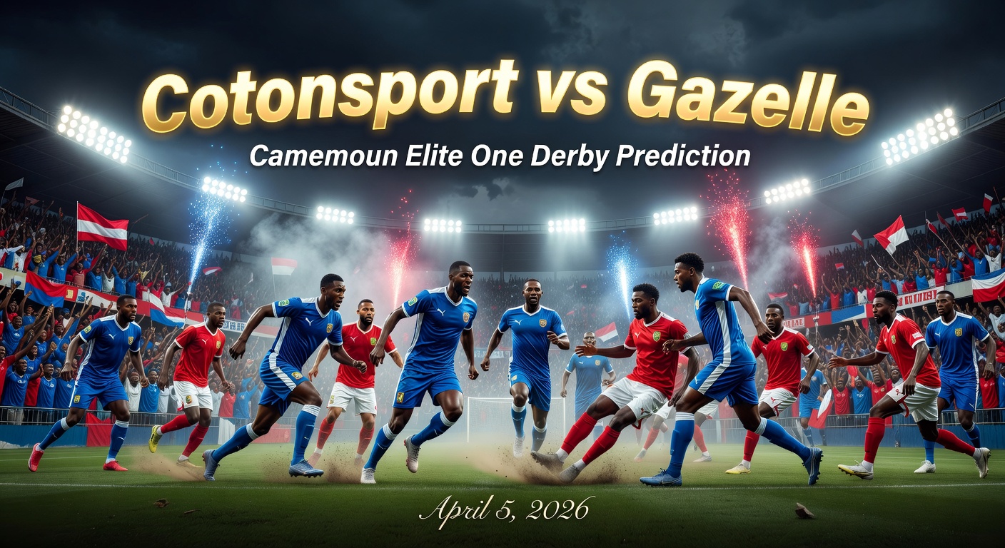 Cotonsport vs Gazelle Pronóstico / Prediction