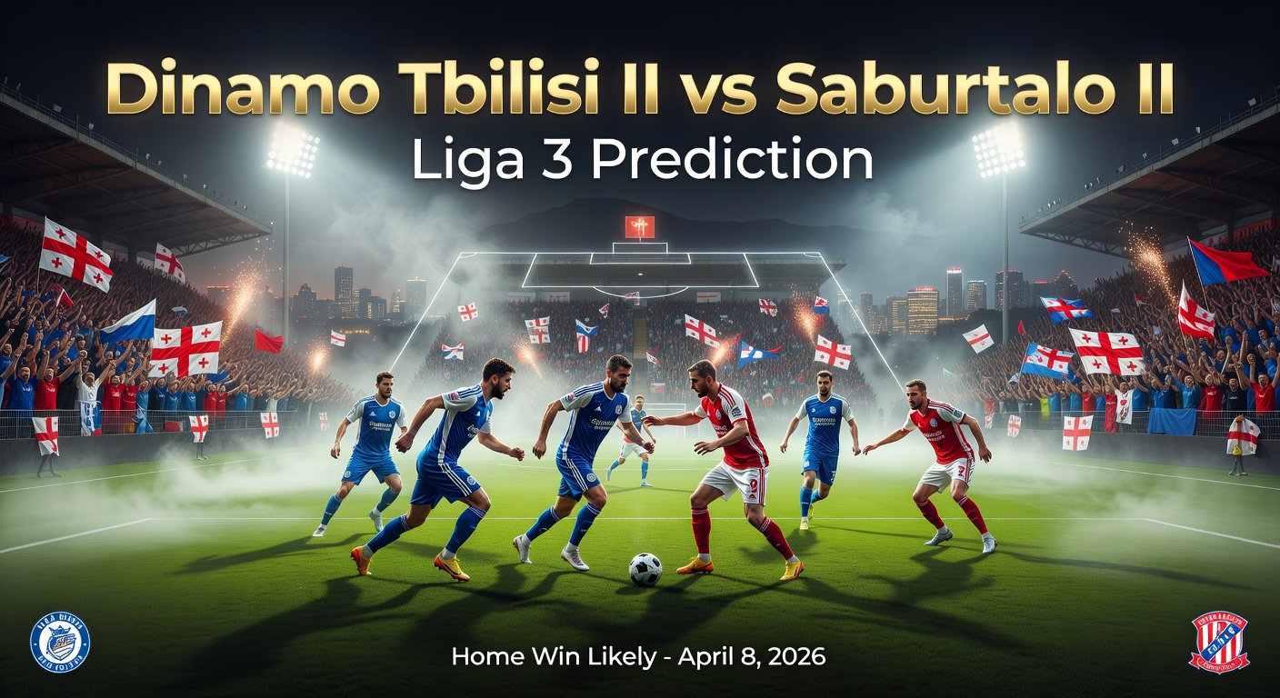 Dinamo Tbilisi II vs Saburtalo II Pronóstico / Prediction