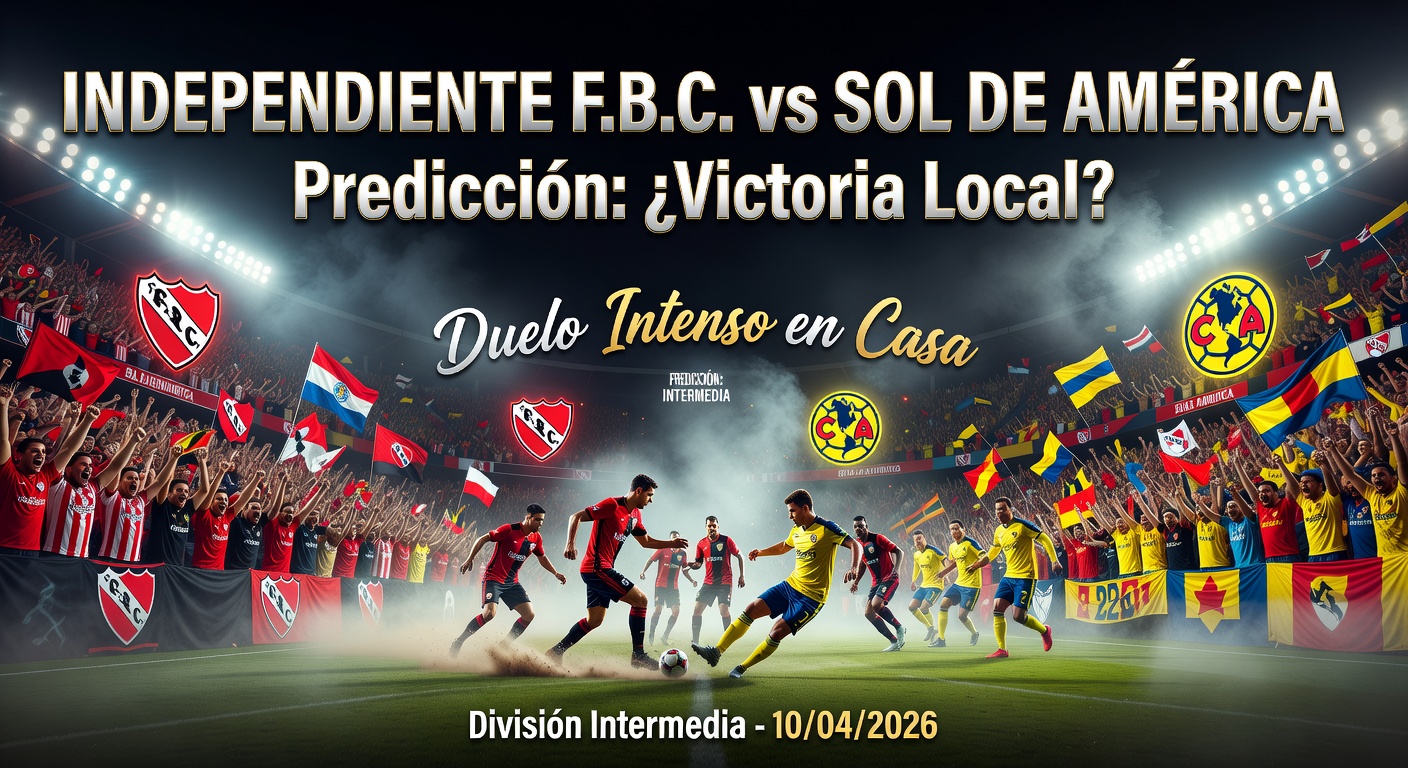 Independiente F.b.c. vs SOL DE America Pronóstico / Prediction
