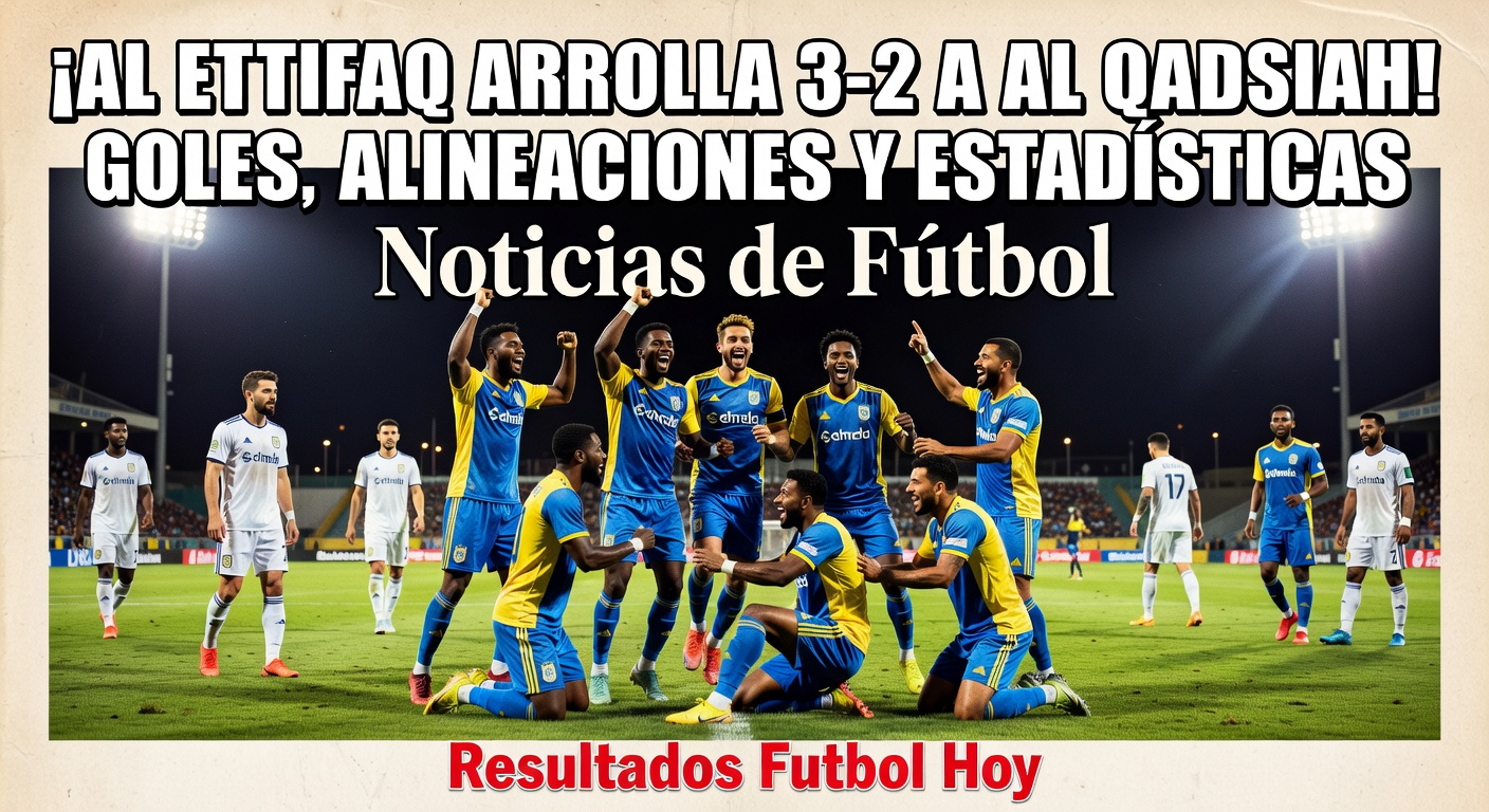 Al Qadsiah 2-3 Al Ettifaq (FT) Saudi Pro League