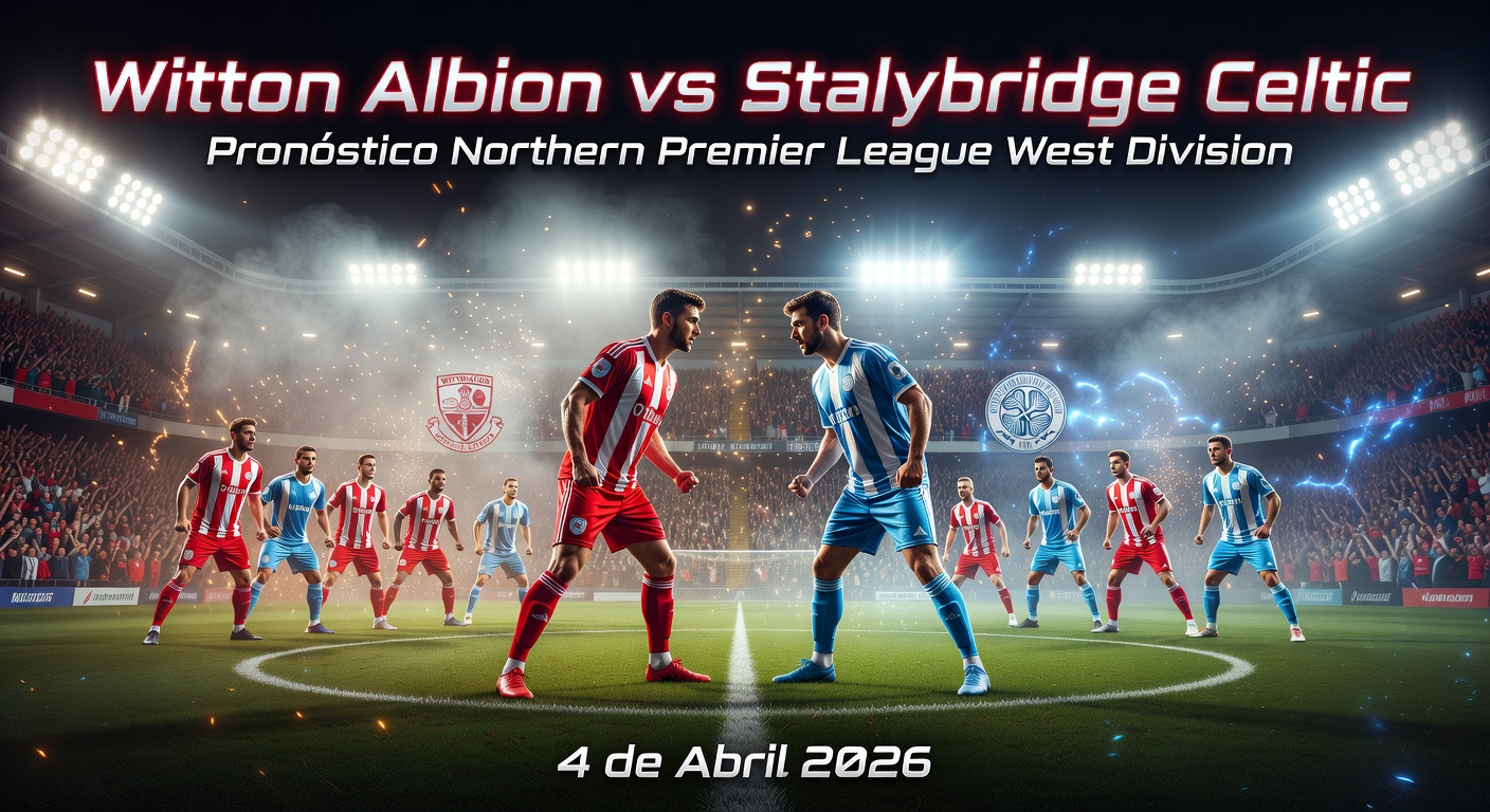 Witton Albion vs Stalybridge Celtic Pronóstico / Prediction