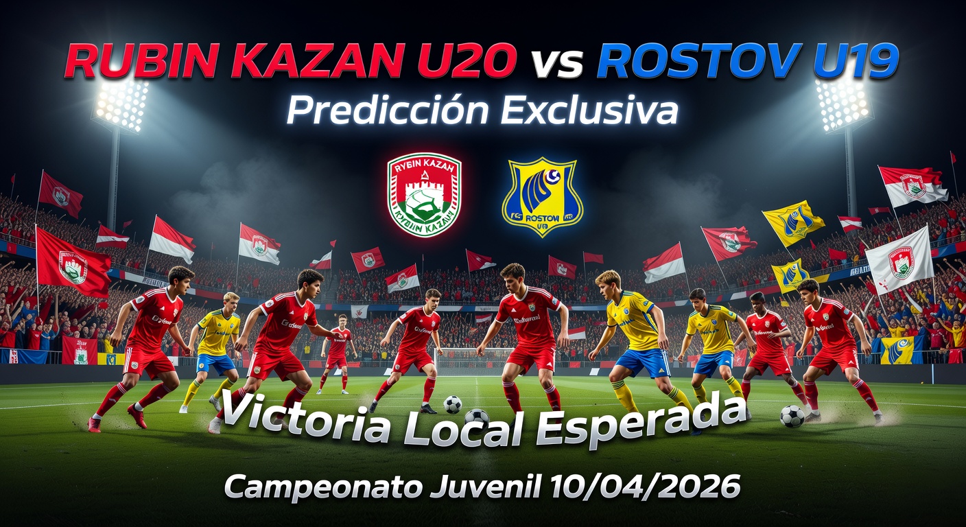 Rubin Kazan U20 vs Rostov U19 Pronóstico / Prediction