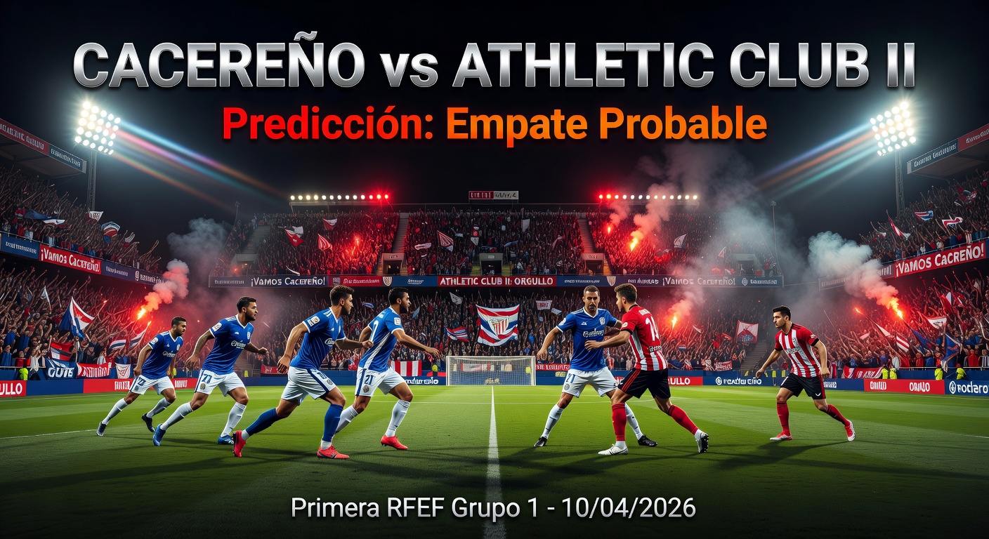 Cacereño vs Athletic Club II Pronóstico / Prediction