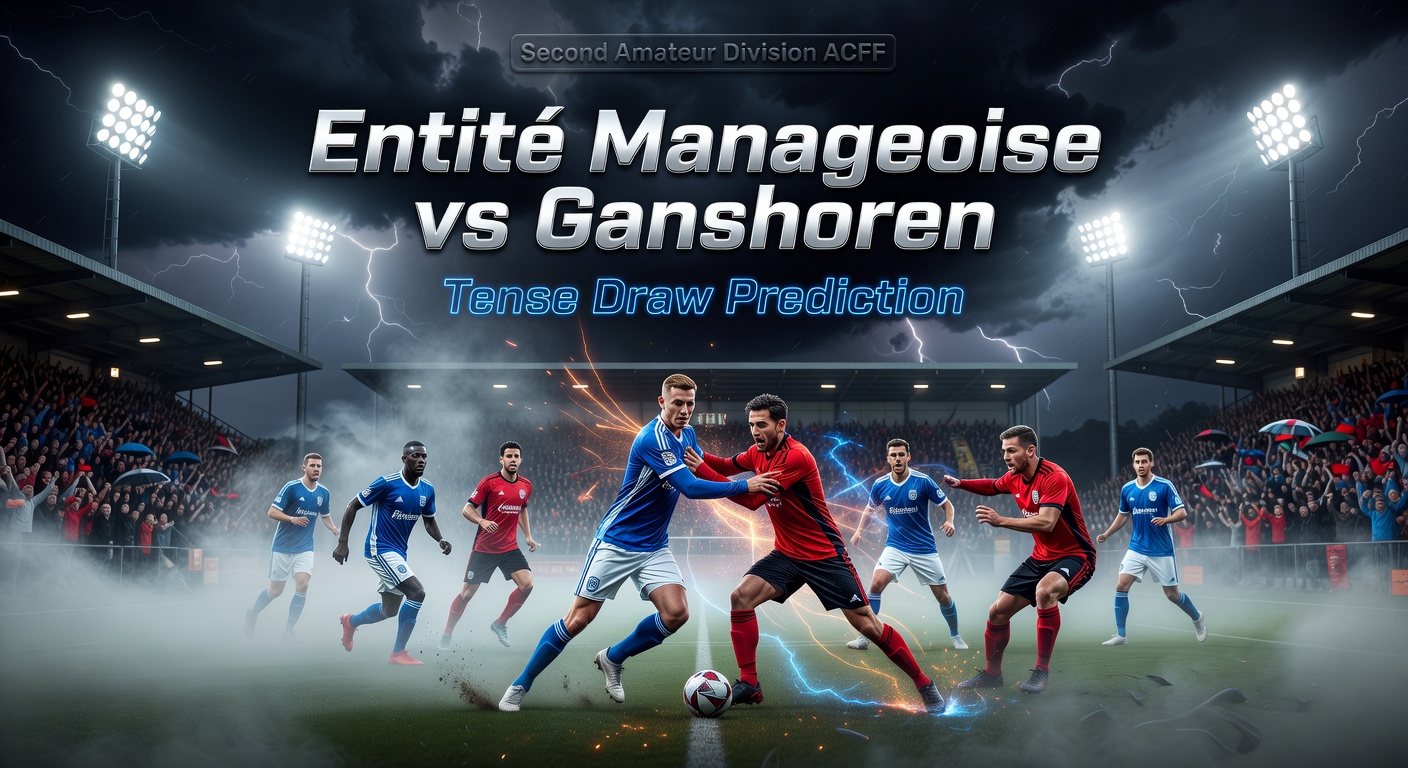 Entité Manageoise vs Ganshoren Pronóstico / Prediction