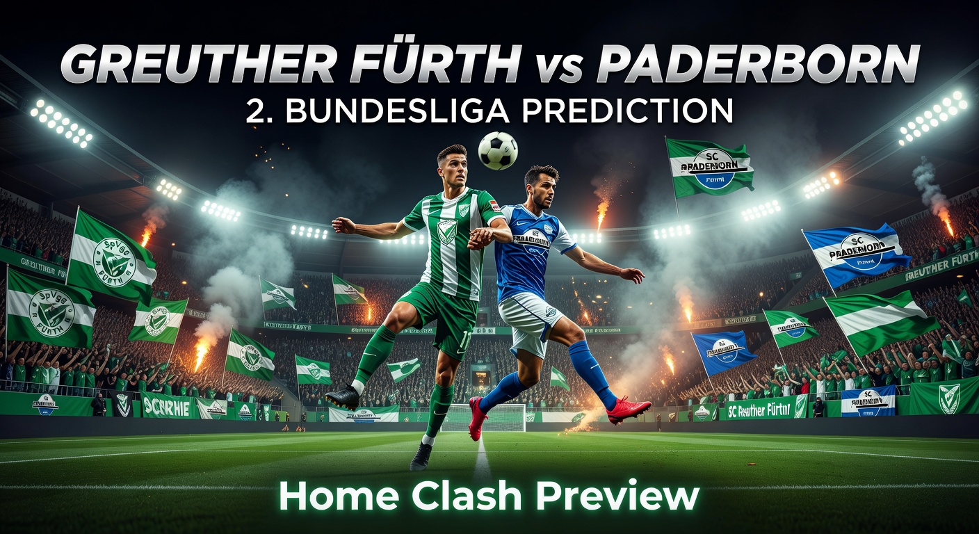 SpVgg Greuther Fürth vs SC Paderborn 07 Pronóstico / Prediction