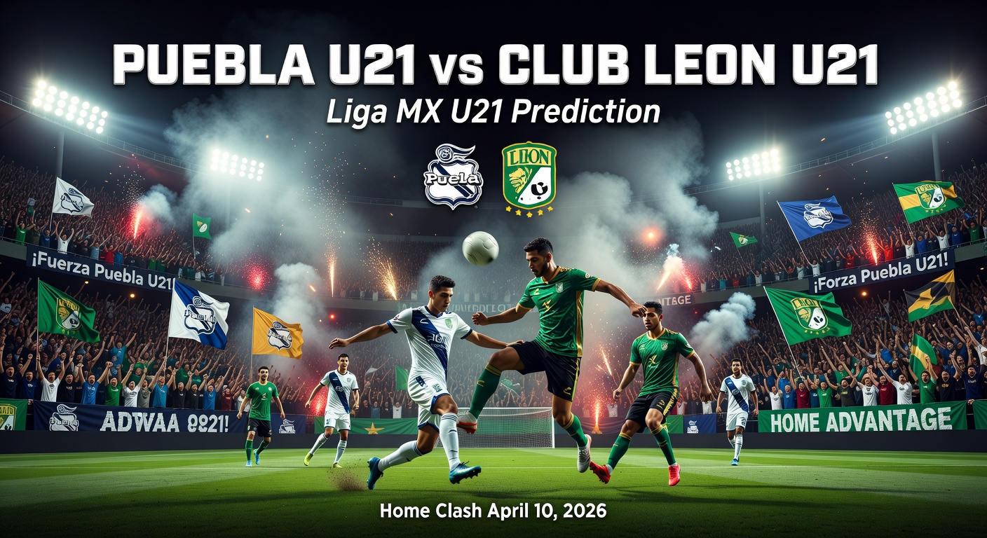 Puebla U21 vs Club Leon U21 Pronóstico / Prediction