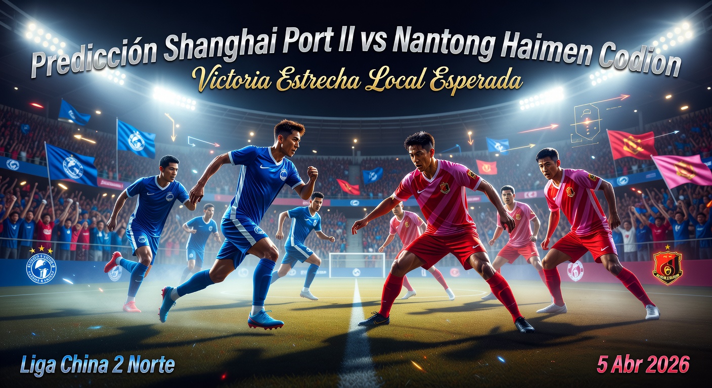 Shanghai Port II vs Nantong Haimen Codion Pronóstico / Prediction