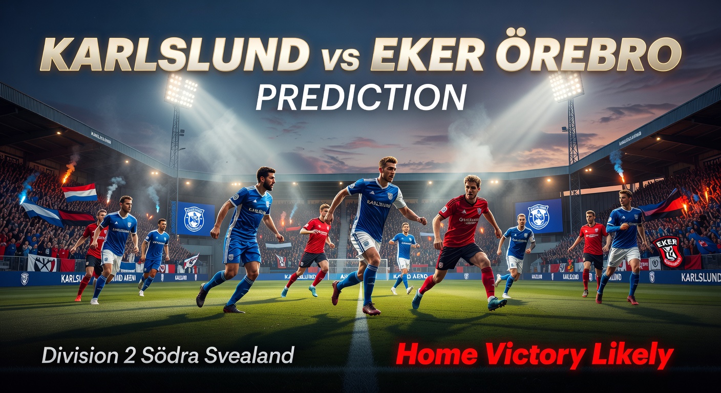 Karlslund vs Eker Örebro Pronóstico / Prediction