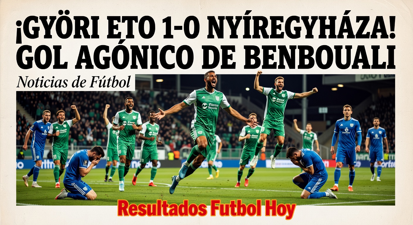 Györi ETO 1-0 Nyíregyháza Spartacus at halftime