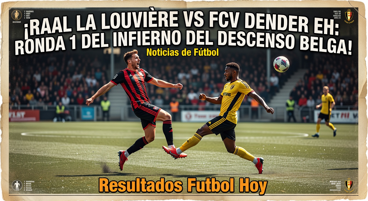La Louvière vs Dender in Belgian Pro League