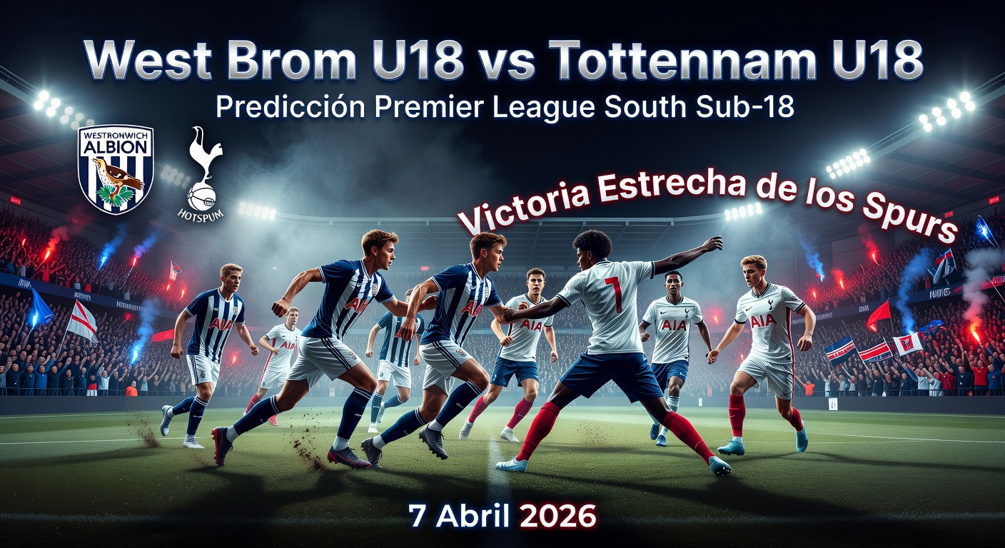 West Bromwich Albion U18 vs Tottenham Hotspur U18 Pronóstico / Prediction