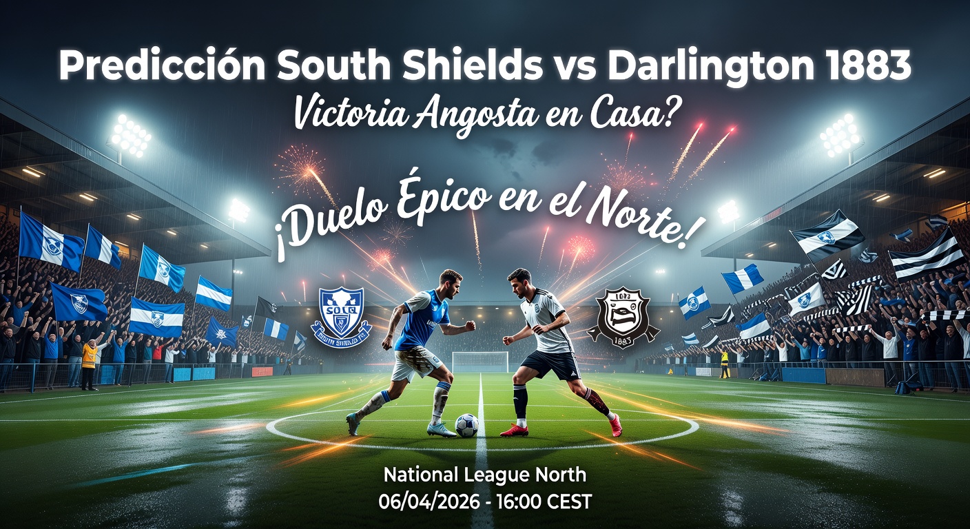 South Shields vs Darlington 1883 Pronóstico / Prediction