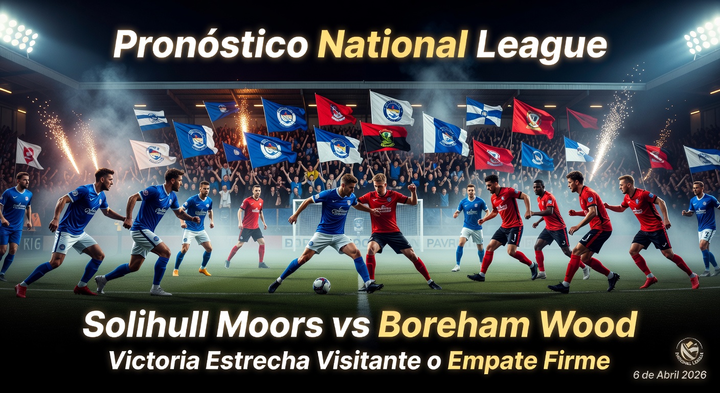 Solihull Moors vs Boreham Wood Pronóstico / Prediction