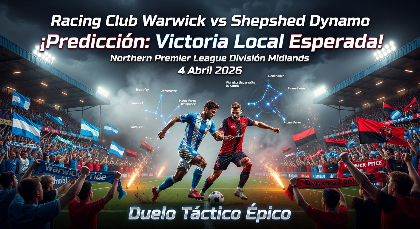 Racing Club Warwick vs Shepshed Dynamo Pronóstico / Prediction