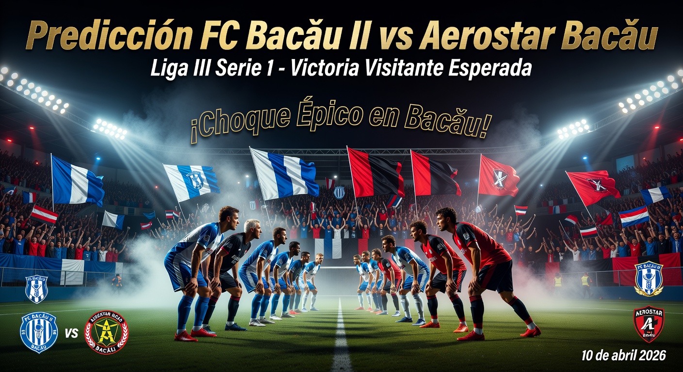 FC Bacău II vs Aerostar Bacau Pronóstico / Prediction