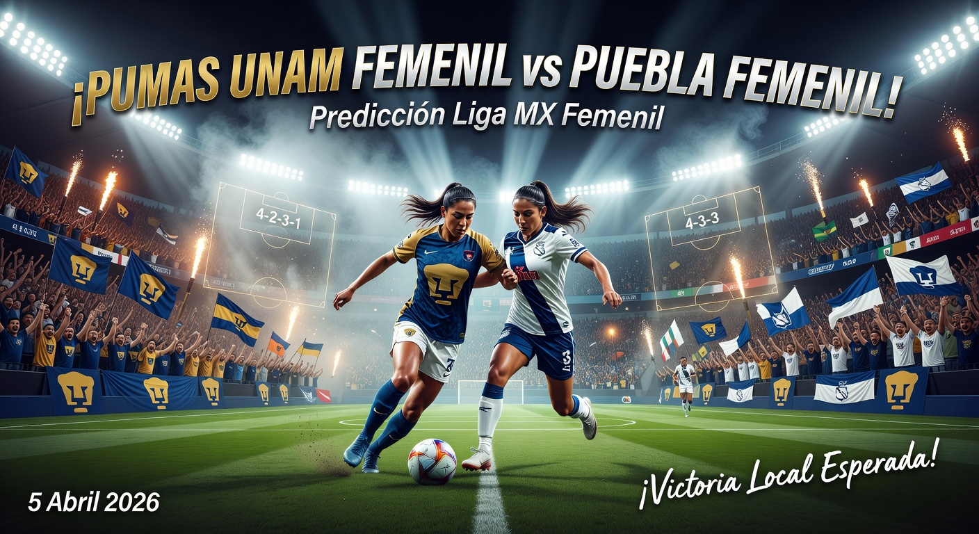Pumas UNAM W vs Puebla W Pronóstico / Prediction