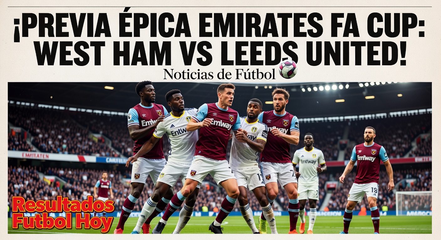 West Ham United vs Leeds United - FA Cup Quarter-Final