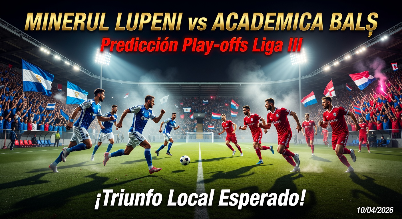 Minerul Lupeni vs Academica Balș Pronóstico / Prediction