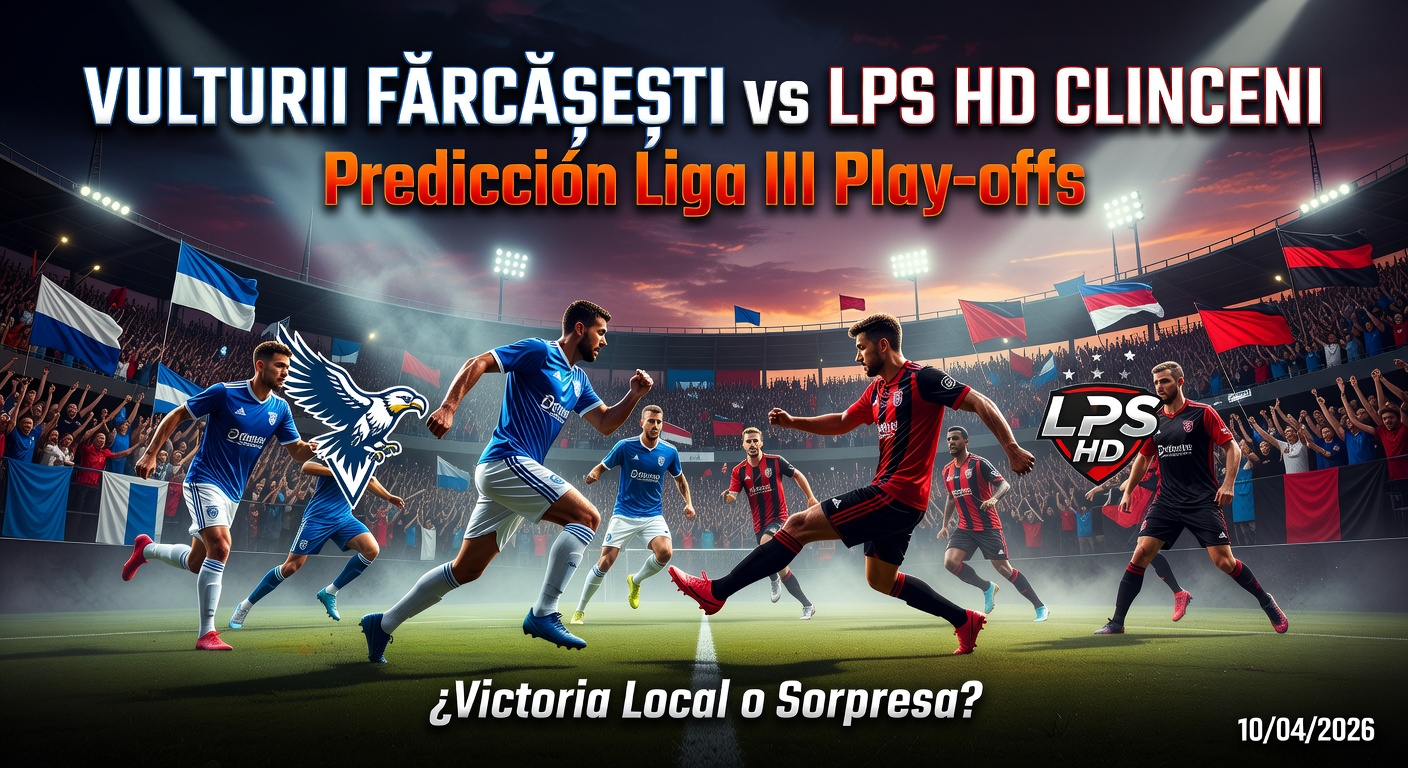 Vulturii Fărcăşeşti vs LPS HD Clinceni Pronóstico / Prediction