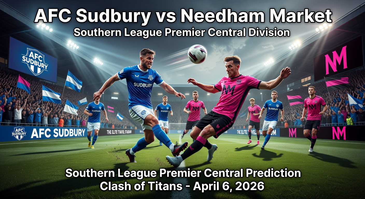 AFC Sudbury vs Needham Market Pronóstico / Prediction
