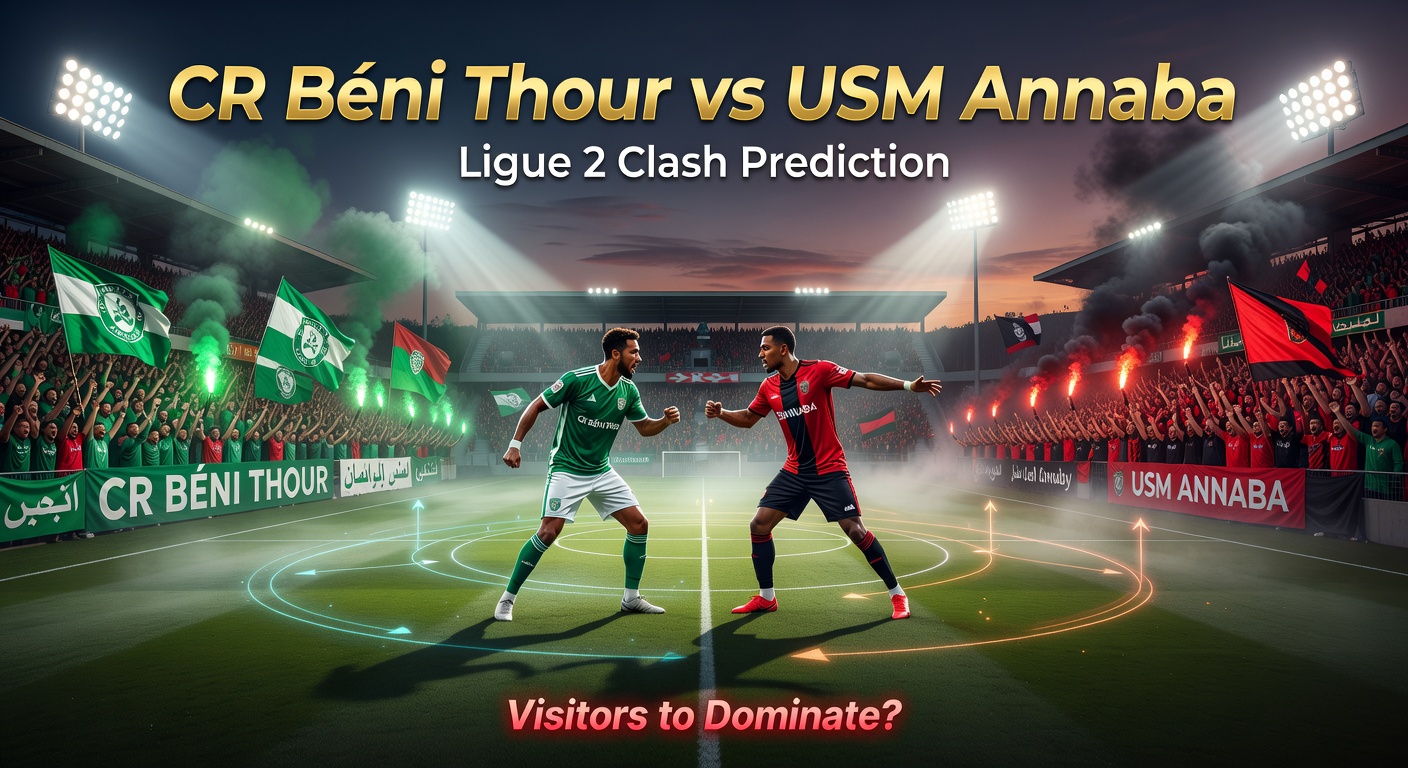 CR Béni Thour vs USM Annaba Pronóstico / Prediction