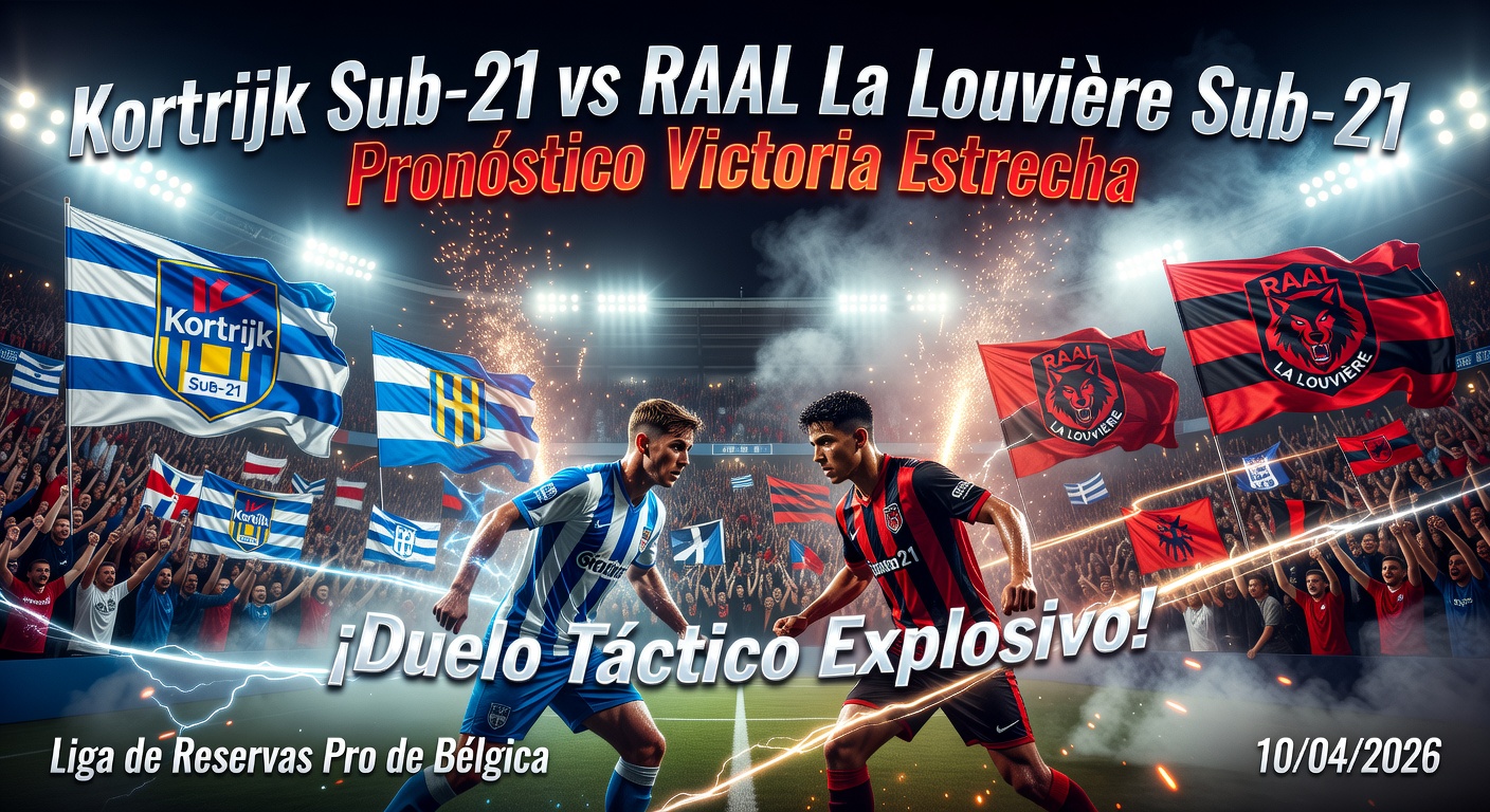 Kortrijk U21 vs RAAL La Louviere U21 Pronóstico / Prediction