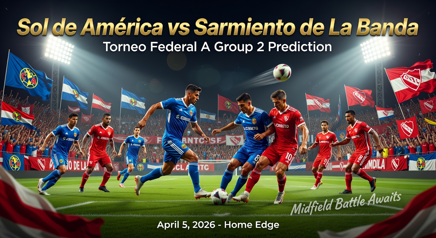 Sol de América vs Sarmiento de La Banda Pronóstico / Prediction