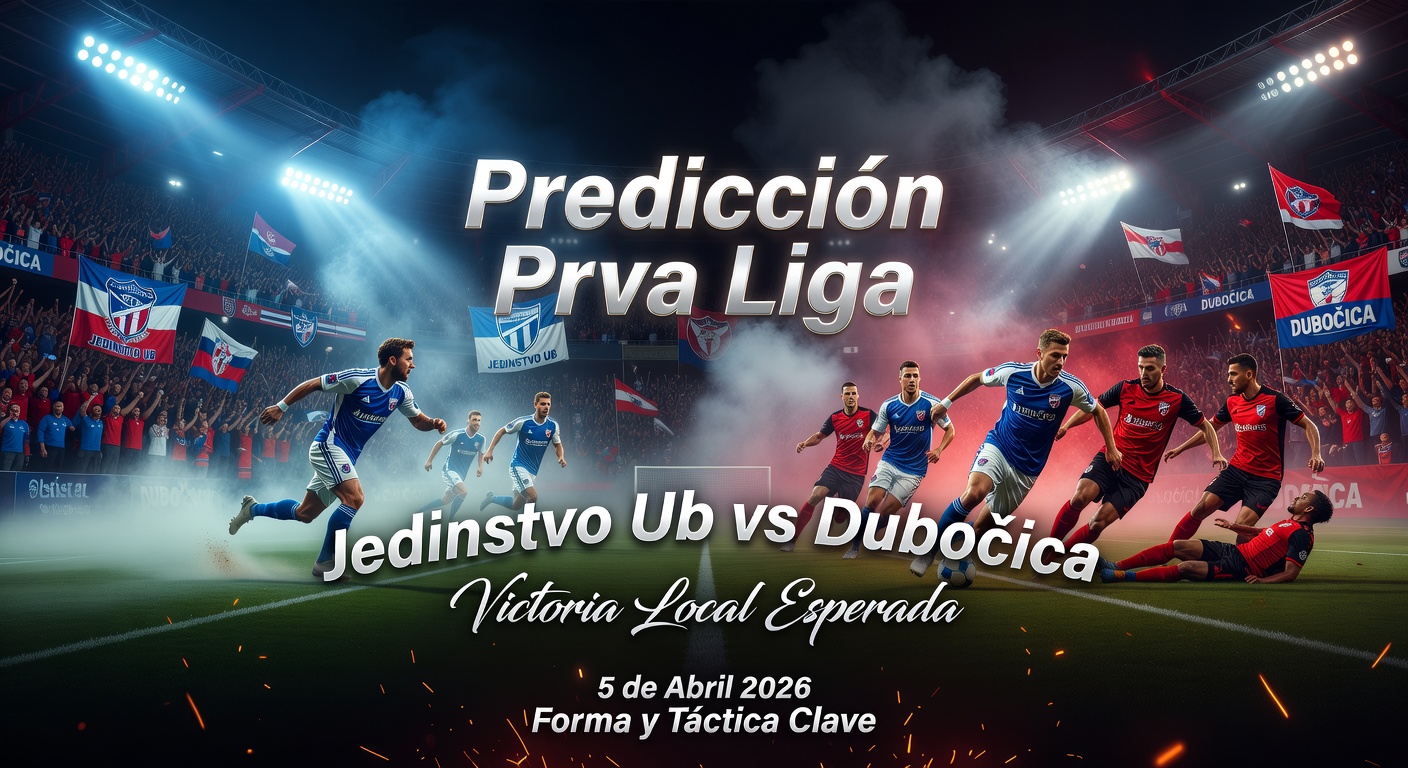 Jedinstvo Ub vs Dubočica Pronóstico / Prediction