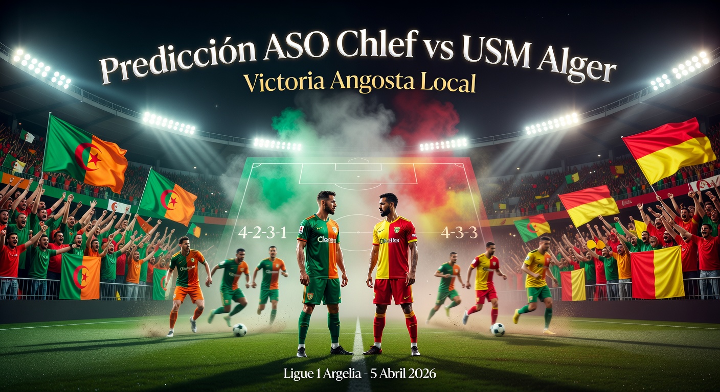 ASO Chlef vs USM Alger Pronóstico / Prediction