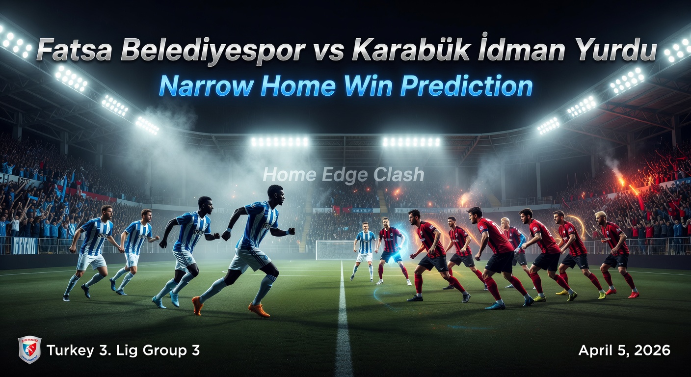 Fatsa Belediyespor vs Karabük İdman Yurdu Pronóstico / Prediction