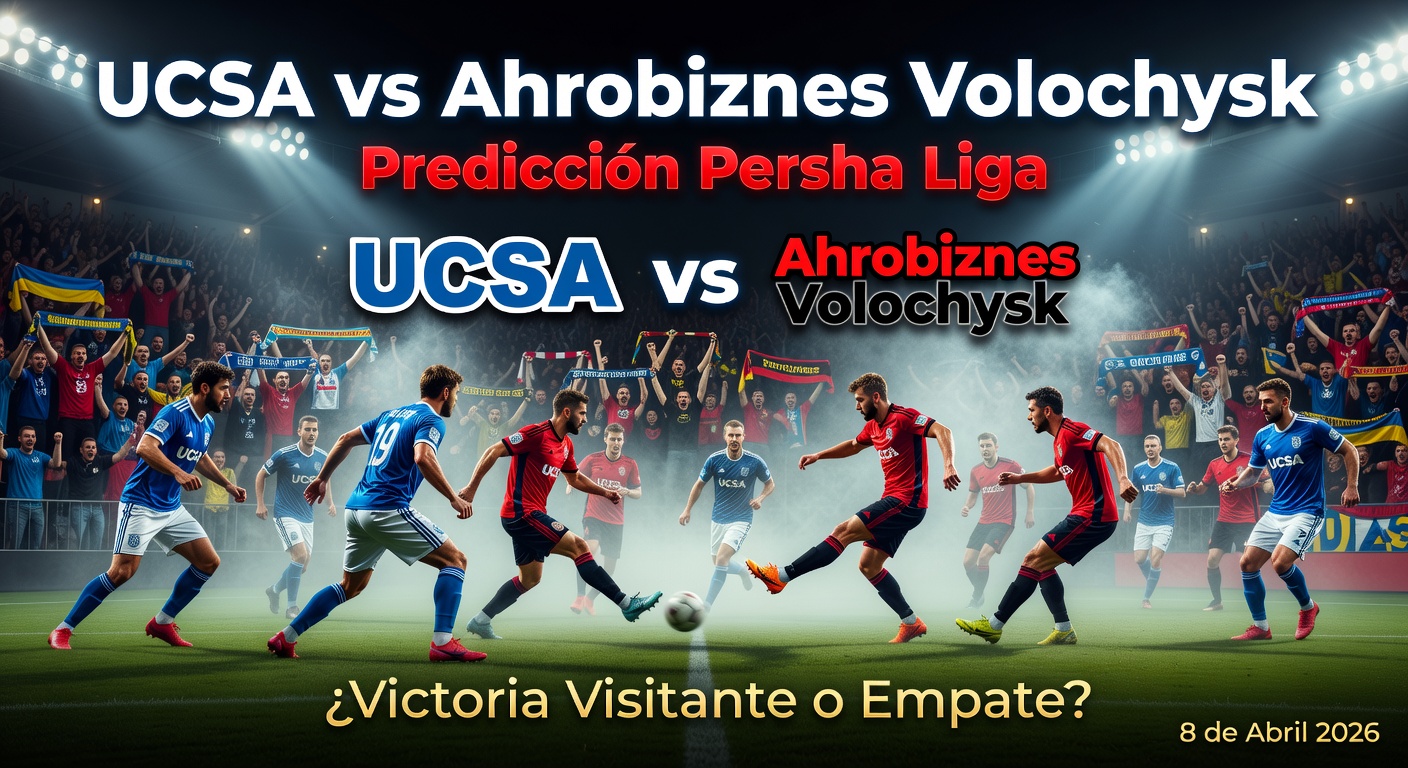 UCSA vs Ahrobiznes Volochysk Pronóstico / Prediction
