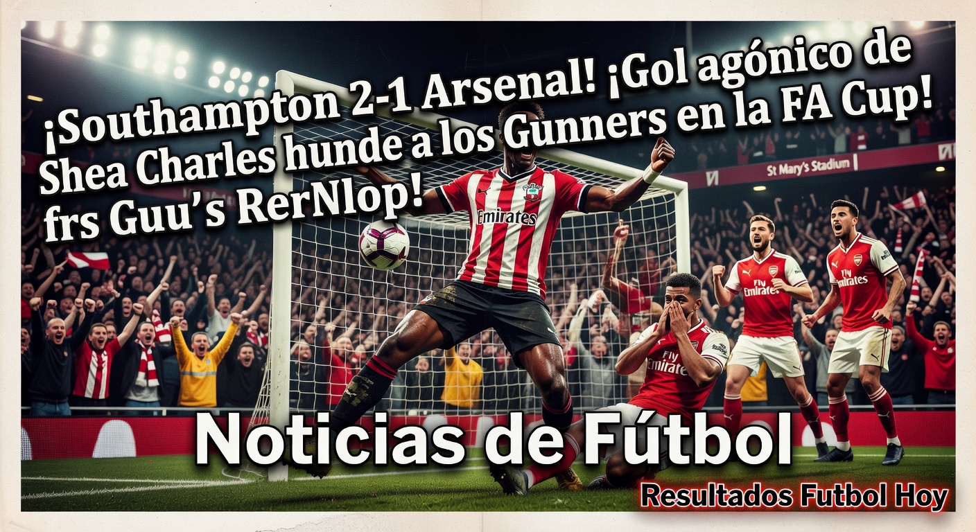 Southampton 2-1 Arsenal: Shock FA Cup semi-final spot (The Football League Paper, Apr 6, 2026)